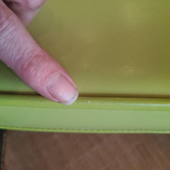 Michael Kors Bradshaw Lime Green Convertible Purse CrossBody Shoulder Woven NWOT - Picture 11 of 12